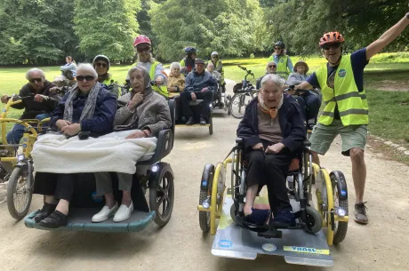 Balade à vélo Babbelbike projet coup de pouce be.Source